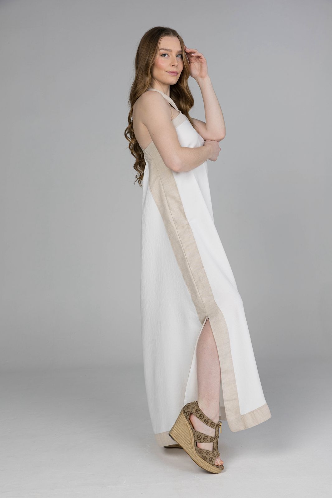Cross Front Maxi Dress
