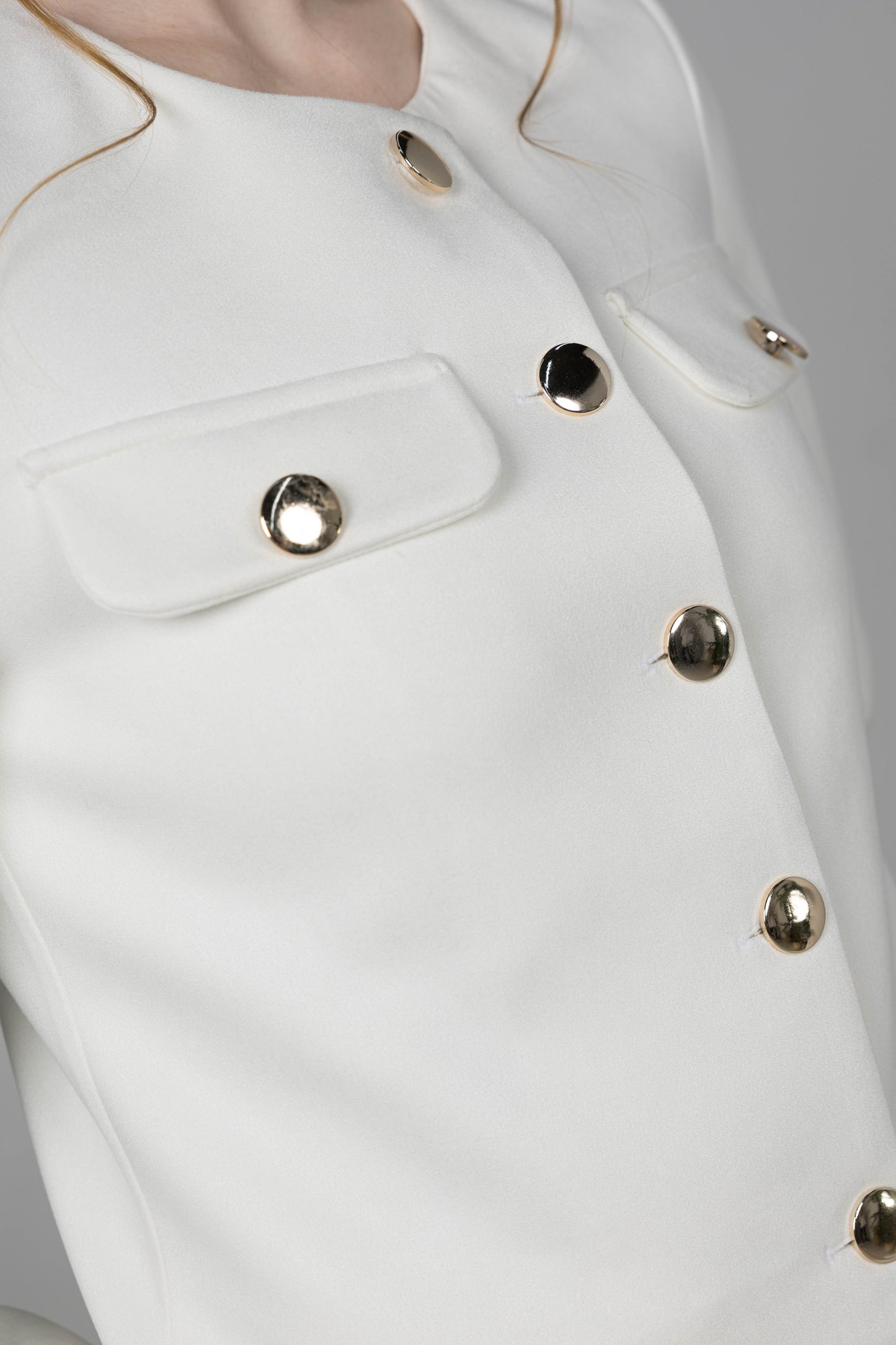 The Parisian Suede Crop Blazer