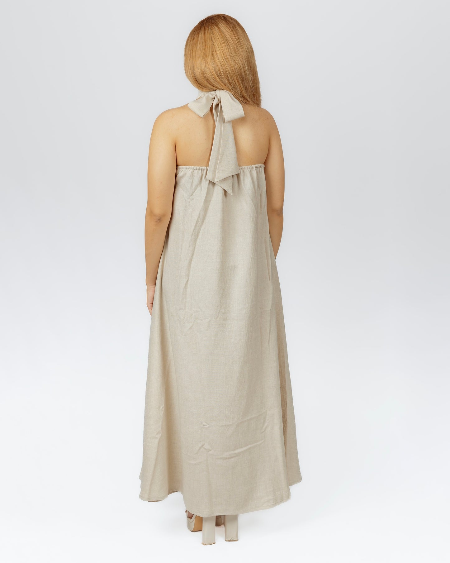 Neck Bow Dress
