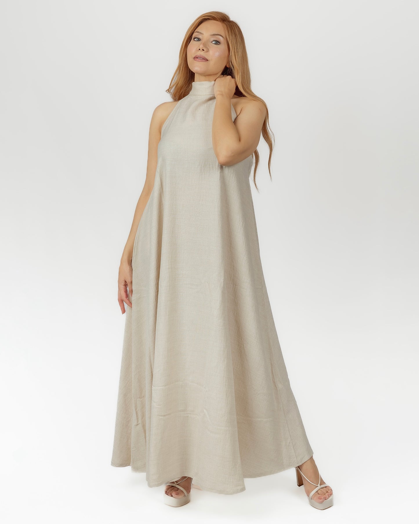 Neck Bow Dress