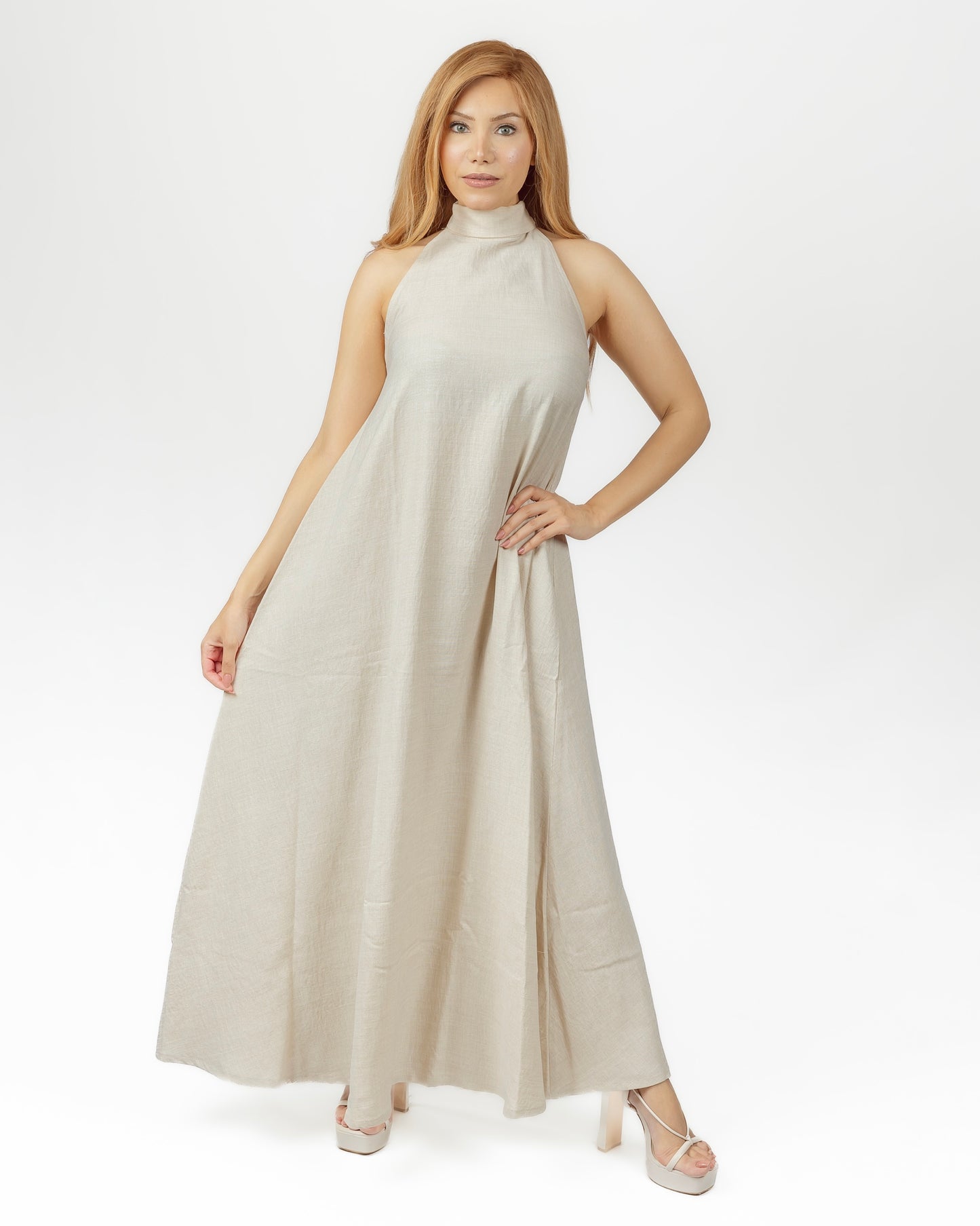 Neck Bow Dress