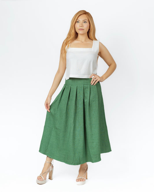 Pleated skirt