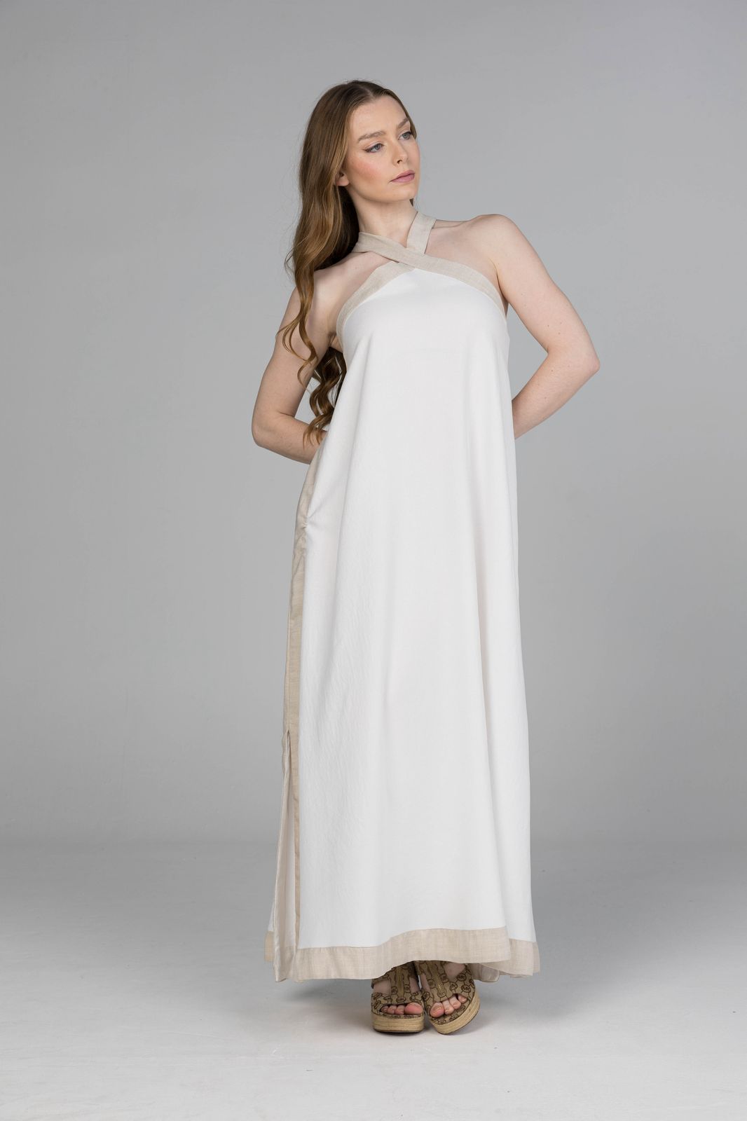 Cross Front Maxi Dress